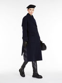 Trench en drap de laine Max Mara Marine