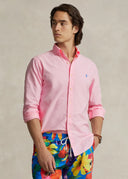 Chemise Oxford ajustée teinte en pièce Ralph Lauren