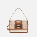Hogan H-Bag Crossbody Bag Brown Ivory