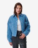 veste iro DOMAL WOOL BLEND TEXTURED JACKET
