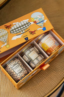 TRIO TRAVEL CANDLES BRUSSELS-ROMA-SAINT TROPEZ  BAOBAB