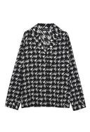 Aiden Shirt - Houndstooth Print Anine Bing