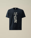 MERCERIZED JERSEY TWISTED BRITISH SAILOR T-SHIRT  C.P. Company