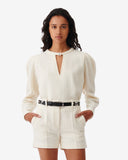 TOP EN TWEED ET LUREX COL V ABAD iro