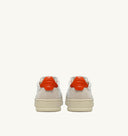 BASKET MEDALIST LOW EN DAIM ET CUIR ORANGE Autry