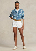 Chemise écossaise en sergé de coton Ralph Lauren