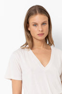 Dalton T-shirt | Marled Ivory
