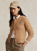 Cardigan torsadé en laine et cachemire Ralph Lauren