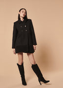 Mirko black pea coat Tara Jarmon