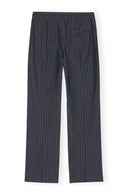 PANTALON STRETCH STRIPED MID WAIST Ganni