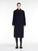 Trench en drap de laine Max Mara Marine