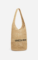 HOBO BAG IN RAFFIA VANESSA BRUNO