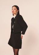 Valda black tweed jacket Tara Jarmon