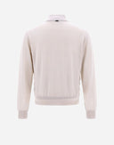 CARDIGAN IN SILK WOOL & NUAGE HERNO