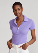 Polo cintré en coton stretch Ralph Lauren