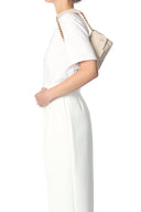 Sac JEROME DREYFUSS LULU S CHEVRE ECRU GRAINE