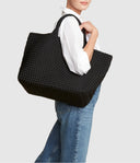 CABAS NAGHEDI ST BARTHS LARGE NOIR