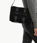 Sac JEROME DREYFUSS JOE S SUEDE NOIR