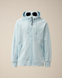 Diagonal Raised Fleece Goggle Zipped Hoodie C.P. Company