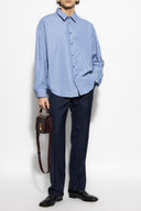 Chemise AMI lignée bleu/blanc