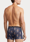 Deux boxers classiques en coton stretch Ralph Lauren