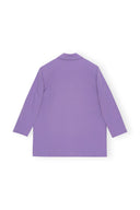 BLAZER PURPLE LIGHT OVERSIZED Ganni