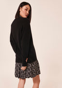 Giuletta black vest in wool Tara Jarmon