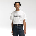 Printed Logo T-Shirt White flâneur