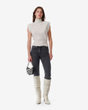 DEMOTHI STAND-UP COLLAR SWEATER iro