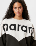HOUSTON SWEATSHIRT BICOLORE LOGO  Marant Etoile
