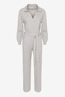 House Knitted Jumpsuit | Marled Grey