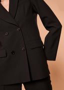 Valentia black jacket in cold wool Tara Jarmon