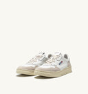 BASKET AUTRY MEDALIST LOW CUIR BLANC DAIM