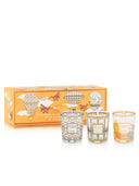 TRIO TRAVEL CANDLES BRUSSELS-ROMA-SAINT TROPEZ  BAOBAB