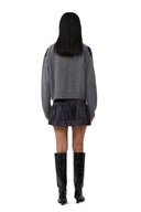 PULL HARLEQUIN WOOL MIX OVERSIZED O-NECK Ganni