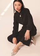 Catalina black crepe jumpsuit Tara Jarmon