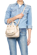 Sac JEROME DREYFUSS BILLY NANO CHEVRE ECRU GRAINE