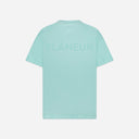 T-shirt à logo ton sur ton Bleu flâneur