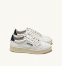 BASKET MEDALIST LOW EN CUIR BLANC ET SPACE Autry