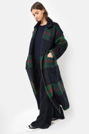 Harlow Wool Coat | Tartan Checks  Ame