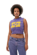 GRAPHIC CROPPED VEST Ganni