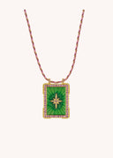 COLLIER - GREEN DIWALI BOHEME  Mya Bay
