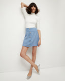 JUPE RUBRA EN TWEED veronica beard