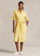 Robe-chemise ceinturée en coton Oxford Ralph Lauren