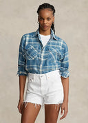 Chemise écossaise en sergé de coton Ralph Lauren