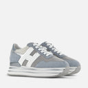 Sneakers Hogan Midi H222 Bleu Ciel