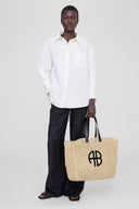 LARGE RIO TOTE - NATURAL Anine Bing