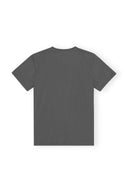 T-SHIRT GREY RELAXED LOVECLUB Ganni