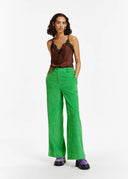 Pantalon large en velours côtelé ver Essentiel