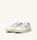 BASKET AUTRY MEDALIST LOW CUIR BLANC